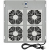 Unité de ventilation avec 4 ventilateurs et thermostat pour armoires réseau d'extérieur