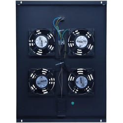 Set de Ventilateurs avec 4 Ventilateurs et Thermostat adaptés aux Baies de 800 mm de Profondeur