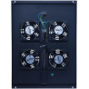 Set de Ventilateurs avec 4 Ventilateurs et Thermostat adaptés aux Baies de 800 mm de Profondeur