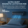 Ventilateur de climatiseur portable – Mini refroidisseur de chargement sans fil avec télécommande, refroidissement instantané en