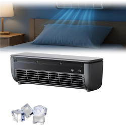 Ventilateur de climatiseur portable – Mini refroidisseur de chargement sans fil avec télécommande, refroidissement instantané en