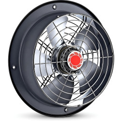 200mm Extracteur d'air Industriel VENTILATEUR Aspiration ventilation ventilateurs axial Mural hélicoïdal mural industriel fenetr