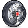 200mm Extracteur d'air Industriel VENTILATEUR Aspiration ventilation ventilateurs axial Mural hélicoïdal mural industriel fenetr