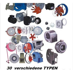 Uzman-Versand 500mm Ventilateur Mural,Fenetre Extracteurs d'air Industriel VENTILATEURs Aspiration Extracteur Helicoide Ventilat