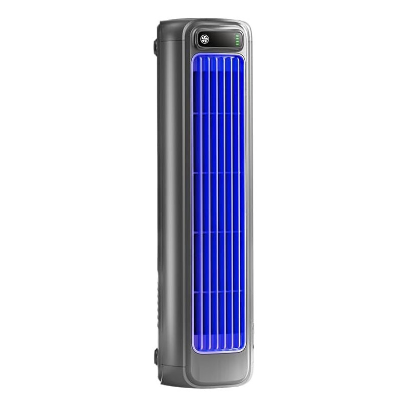 HoldOneLight Ventilateur mural sans fil original avec 3 vitesses – silencieux et portable, montage mural possible, idéal pour la