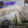 HoldOneLight Ventilateur mural sans fil original avec 3 vitesses – silencieux et portable, montage mural possible, idéal pour la
