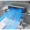 HoldOneLight Ventilateur mural sans fil original avec 3 vitesses – silencieux et portable, montage mural possible, idéal pour la