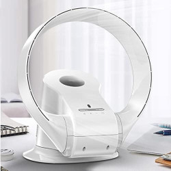 Ventilateur Mural Avec Télécommande, Ventilateur Sans Pales De 35,7 Cm, Ventilateur De Bureau De 26 W, Ventilateur Sur Pied Osci