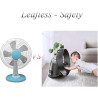 Ventilateur Mural Avec Télécommande, Ventilateur Sans Pales De 35,7 Cm, Ventilateur De Bureau De 26 W, Ventilateur Sur Pied Osci