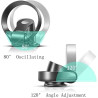 Ventilateur Mural Avec Télécommande, Ventilateur Sans Pales De 35,7 Cm, Ventilateur De Bureau De 26 W, Ventilateur Sur Pied Osci