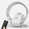 Ventilateur Mural Avec Télécommande, Ventilateur Sans Pales De 35,7 Cm, Ventilateur De Bureau De 26 W, Ventilateur Sur Pied Osci
