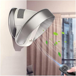 Ventilateur Mural Avec Télécommande, Ventilateur Sans Pales De 35,7 Cm, Ventilateur De Bureau De 26 W, Ventilateur Sur Pied Osci