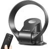 Ventilateur Mural Avec Télécommande, Ventilateur Sans Pales De 35,7 Cm, Ventilateur De Bureau De 26 W, Ventilateur Sur Pied Osci