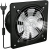 PORFOYO 150 Mm Extracteur D'air Chaud, Ventilateur Extracteur D'air, Ventilateur Mural, 600 M³/H, Valve Anti-Retour, Issant, Sil