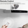 Mumusuki Ventilateur Oscillant Mural avec Télécommande, Veilleuse, 3 Vitesses pour une Circulation D'air Plus Large