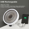 Mumusuki Ventilateur Oscillant Mural avec Télécommande, Veilleuse, 3 Vitesses pour une Circulation D'air Plus Large