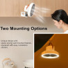 Mumusuki Ventilateur Oscillant Mural avec Télécommande, Veilleuse, 3 Vitesses pour une Circulation D'air Plus Large