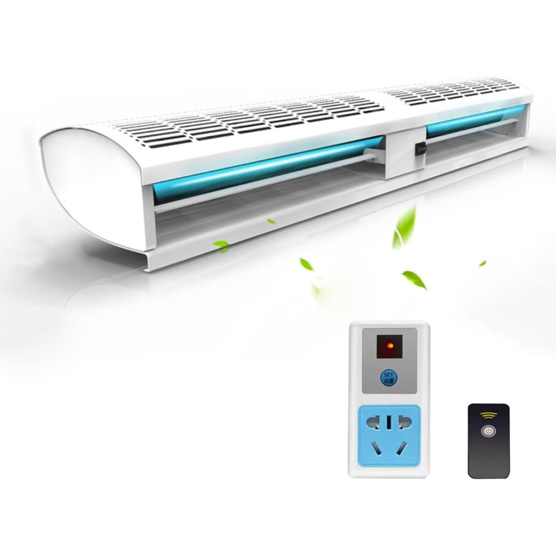 Machine De Rideau d'air Silencieux Commerciale, Ventilateur De Climatisation De Circulation De Ménage, 60/90/100/120/150cm, Empê