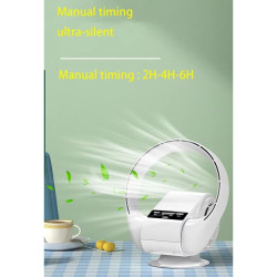 Ventilateur Mural Silencieux à Télécommande 2 en 1 avec Tête Oscillante, Mural et de Bureau