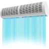 TYH Rideau d'air, Machine Murale Silencieuse Et Économe en Énergie, Souffleur De Porte À Rideau d'air, Ventilation Puissante Et 