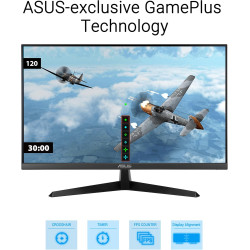 ASUS Moniteur VY279HGR Eye Care – 27 Pouces FHD (1920 x 1080), IPS, 120 Hz (OC), SmoothMotion, 1 ms, Adaptive Sync, Technologie 