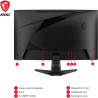 MSI MAG 27C6F écran Gaming incurvé FHD de 27" - Dalle Rapid VA 1920 x 1080 1500R, 180 Hz / 0,5ms (GtG, Min.), Adaptive-Sync - DP