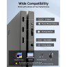 Yodoit Écran Portable 15,6", 1920 × 1080 FHD Moniteur IPS Display HDMI USB Type C avec Haut-parleurs Intégrés pour PC/MacBook/Or