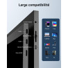 Yodoit Écran Portable 15.6", 1920 × 1080 FHD Moniteur avec Béquille IPS 100% SRGB Display HDMI USB Type C avec Haut-parleurs Int