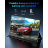 Yodoit Écran Portable 15,6" 144 Hz, 1920 × 1080 FHD Moniteur IPS 100% SRGB Display HDMI USB Type C avec Haut-parleurs Intégrés p