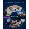 Yodoit Écran Portable 15,6" 144 Hz, 1920 × 1080 FHD Moniteur IPS 100% SRGB Display HDMI USB Type C avec Haut-parleurs Intégrés p