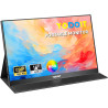 Yodoit Écran Portable 16", 1920 × 1200 FHD Moniteur Portable IPS 100% SRGB Display HDMI USB Type C Ecran avec Haut-parleurs Inté