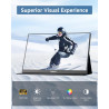 Yodoit Écran Portable 16", 1920 × 1200 FHD Moniteur Portable IPS 100% SRGB Display HDMI USB Type C Ecran avec Haut-parleurs Inté