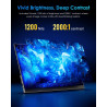 Yodoit Écran Portable 16" 4K 1200 Nits, 3840 x 2400 UHD Moniteur Portable IPS Contraste 2000:1 Display HDMI USB Type C HDR Ecran