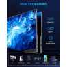 Yodoit Écran Portable 16" 4K 1200 Nits, 3840 x 2400 UHD Moniteur Portable IPS Contraste 2000:1 Display HDMI USB Type C HDR Ecran