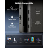 Yodoit Écran Portable 17,3" 2,5K, QHD 180Hz IPS 2560 x 1440 Ecran 16:9 avec Port USB Type C HDMI Haut-parleurs Intégrés et Smart