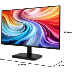 Acer ek241ygbif, écran pc 23.8" full hd ips, 120hz (1920x1080, adaptivesync, 1ms vrb, 250 nits, comfyview, bleulightshield, flic