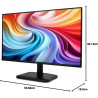 Acer ek241ygbif, écran pc 23.8" full hd ips, 120hz (1920x1080, adaptivesync, 1ms vrb, 250 nits, comfyview, bleulightshield, flic