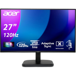 Acer ek271gbif, écran pc 27" full hd ips, 120hz (1920x1080, adaptivesync, 1ms vrb, 250 nits, comfyview, bleulightshield, flicker