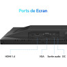KOORUI E2412F 24 Pouces Ecran PC, FHD 1920 x 1080 100Hz Moniteur HDMI 1.4, Eye Care, inclinable de -5° à 15°, VESA 100 x 100mm