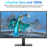 KOORUI E2212F Moniteur FHD de 22 pouces, Gaming 100Hz, Écrans d'ordinateur VA, Écran PC 1080p, Synchronisation adaptative, 5ms, 