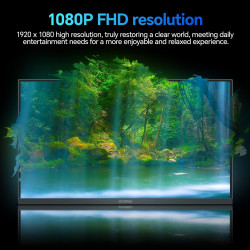 KOORUI E2212F Moniteur FHD de 22 pouces, Gaming 100Hz, Écrans d'ordinateur VA, Écran PC 1080p, Synchronisation adaptative, 5ms, 