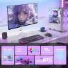 Amzfast 24 Pouces Ecran PC Gamer- 200Hz, FHD 1920x1080, Fast IPS Écran, 1ms MPRT, 80% DCI-P3, 110% sRGB, Anti-Lumière Bleue, HDR