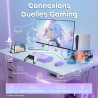 Amzfast 24 Pouces Ecran PC Gamer- 200Hz, FHD 1920x1080, Fast IPS Écran, 1ms MPRT, 80% DCI-P3, 110% sRGB, Anti-Lumière Bleue, HDR