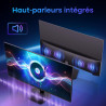 Amzfast 25 Pouces Ecran PC Gamer- 200Hz, FHD 1080P, Fast IPS Moniteur, 124% sRGB, Haut-parleurs Intégrés, 1ms MPRT, Anti-Lumière