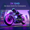 Amzfast 27 Pouces Ecran PC Gamer- 200Hz, QHD 2560x1440, Fast IPS Écran, 1ms MPRT, 95% DCI-P3, 130% sRGB, Anti-Lumière Bleue, HDR