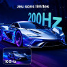 Amzfast 27 Pouces Gaming Ecran QHD 2560x1440 200Hz, Fast IPS Moniteur, sRGB 132%, HDR 450cd/m², Haut-parleurs Intégrés, 1ms MPRT