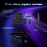Amzfast 27 Pouces Gaming Ecran QHD 2560x1440 200Hz, Fast IPS Moniteur, sRGB 132%, HDR 450cd/m², Haut-parleurs Intégrés, 1ms MPRT