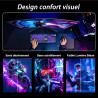Amzfast 32 Pouces FHD 240HZ Incurve PC Ecran, 1MS MPRT, Adaptive Sync, sRGB 125%, HDR, Anti-Scintillement, Faible Lumière Bleue,