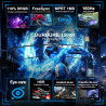 Minifire Ecran PC Gamer Incurvé 24 Pouces -160Hz, FHD 1920x1080, 1ms MPRT, 110% sRGB, 1500R, Pied en métal, Adaptive Sync VESA 1