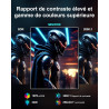 Minifire Écran Incurvé 24 Pouces 100Hz FHD, USB‑C, Haut‑Parleurs, 1500R, 1ms MPRT, sRGB 100%, HDMI, VESA 75x75 – MF24C1